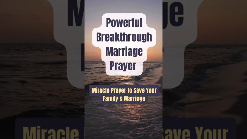 Stop Divorce Now: Powerful Prayer for Marriage Restoration!  #faith #marriage #prayer #jesuschrist