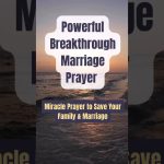 Stop Divorce Now: Powerful Prayer for Marriage Restoration!  #faith #marriage #prayer #jesuschrist