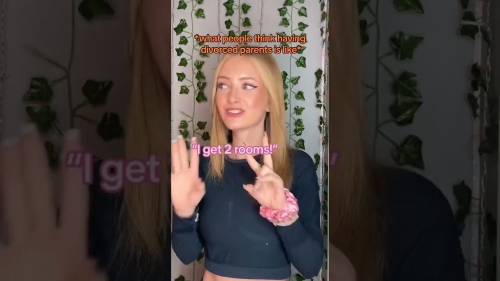 POV : what people think having divorced parents is like vs reality… #relatable #divorcedparents