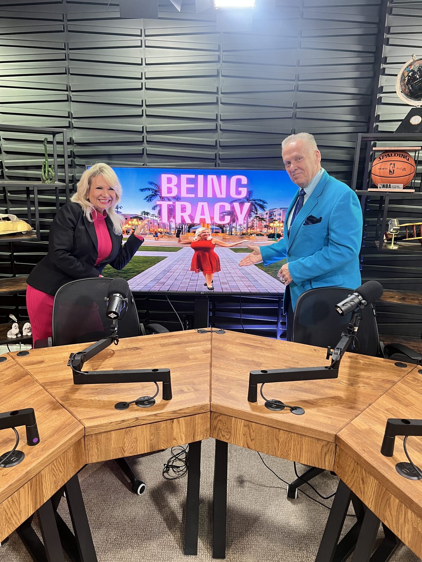 Tracy in the Being Tracy studio